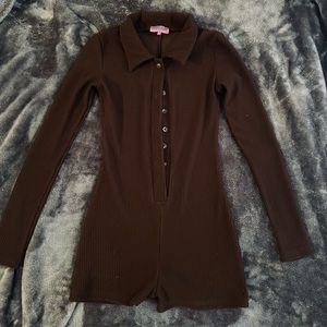 Edited Kelsey ribbed romper